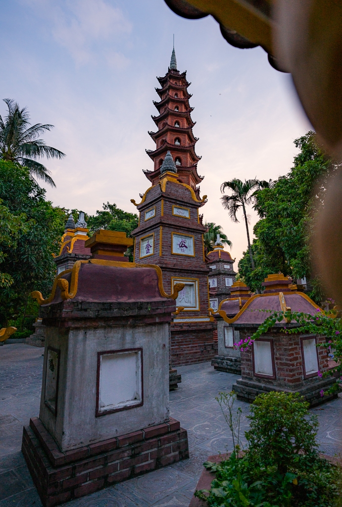 Pagoda in Hanoi Vietnam